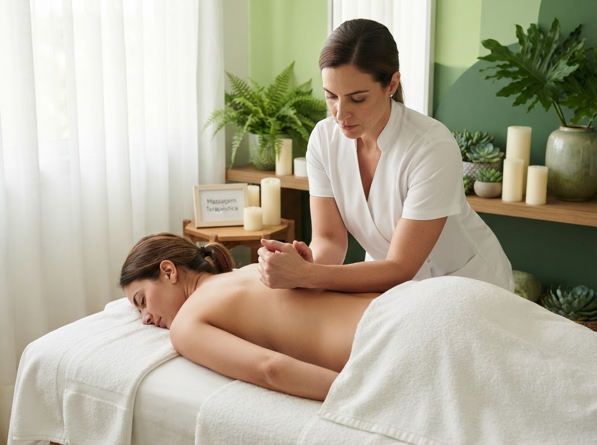 Liberação miofascial no SPA Floratta