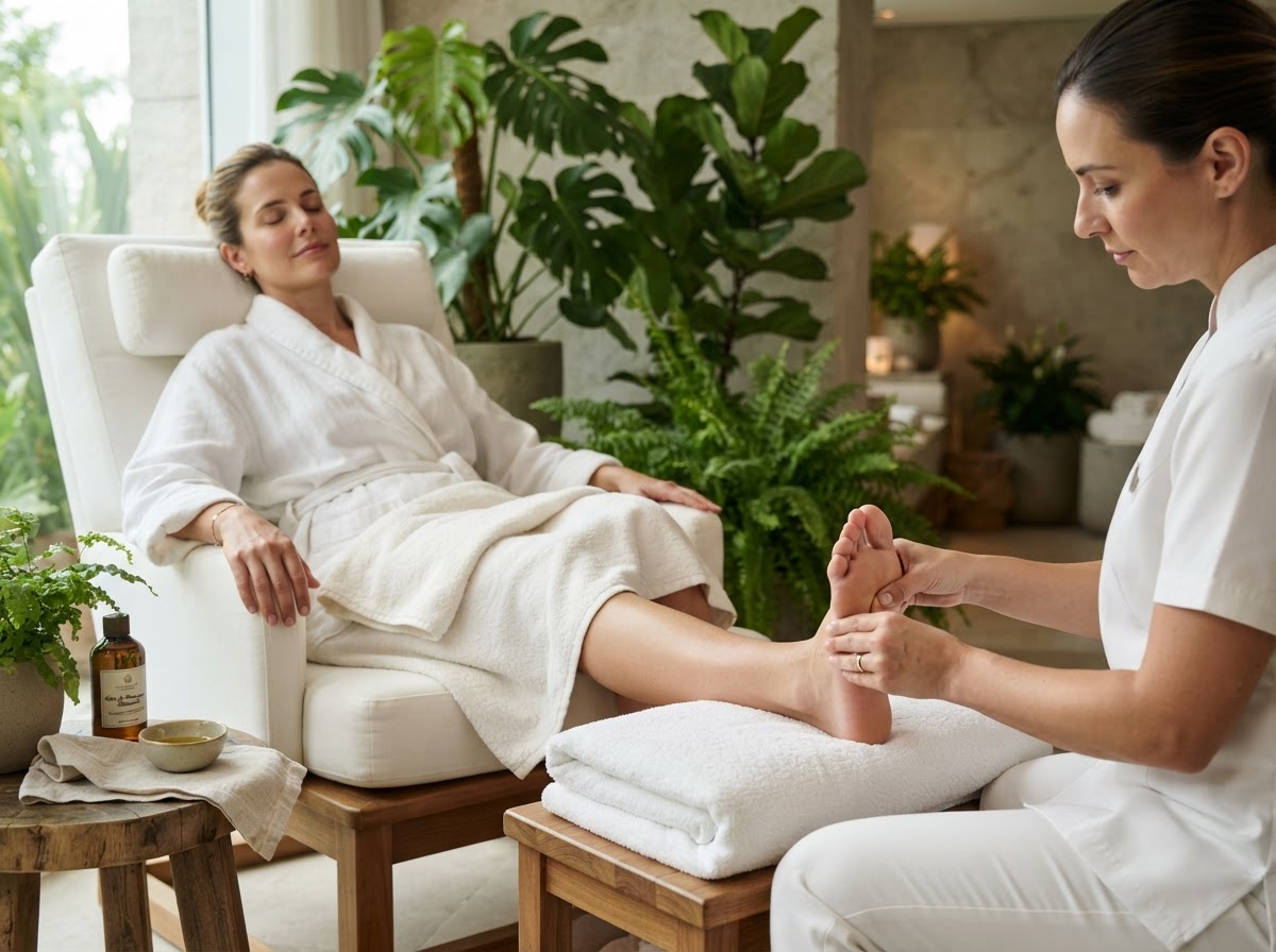 Reflexologia no SPA Floratta